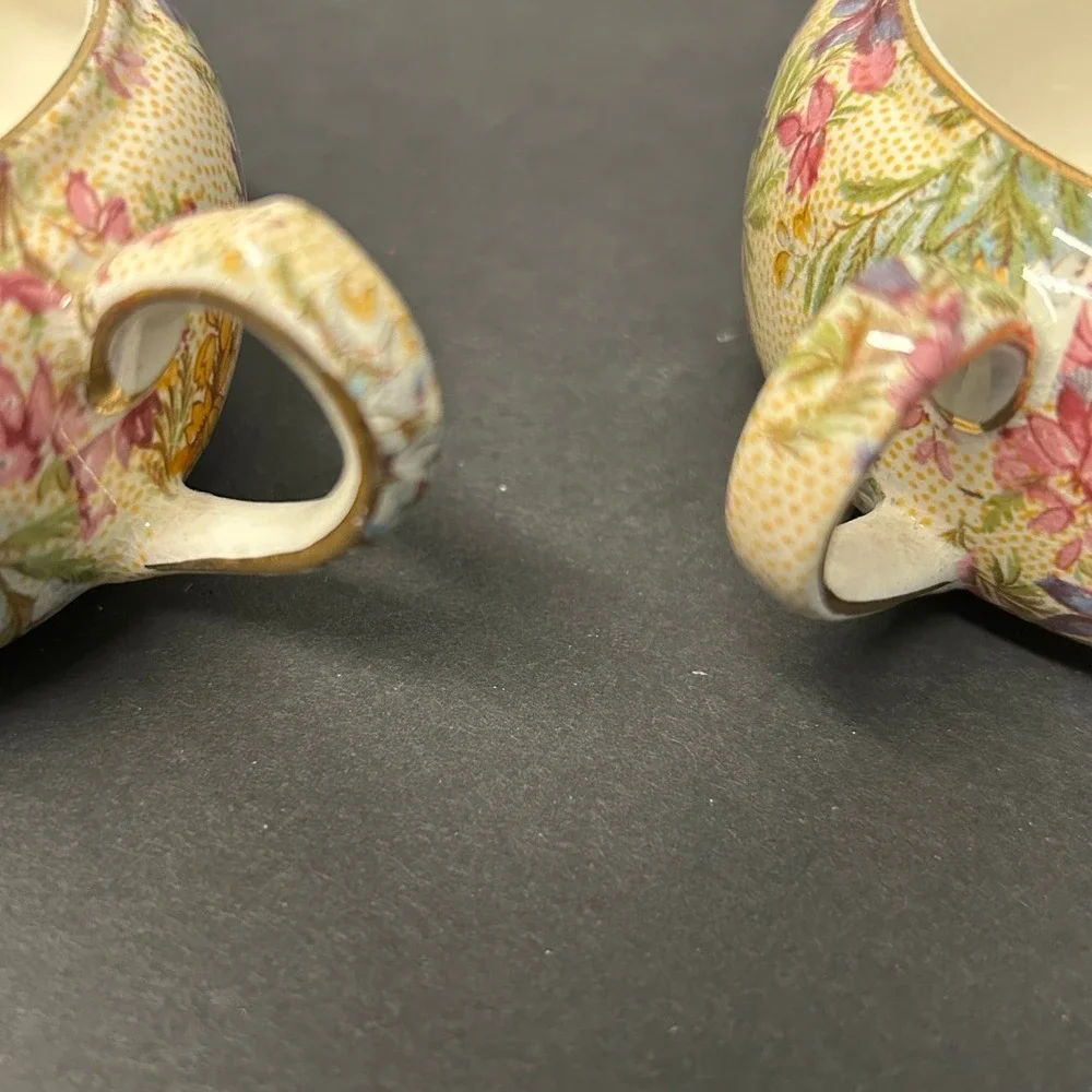 Lord Nelson Ware Heather Stacking Tea for One Set Floral Chintz 2780